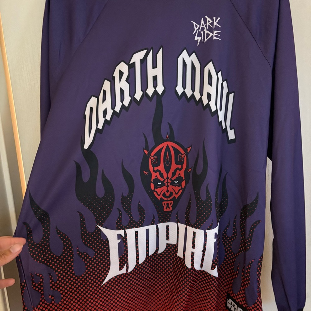 Star Wars Darth Maul Motocross jersey new sz Small - Picture 3 of 8